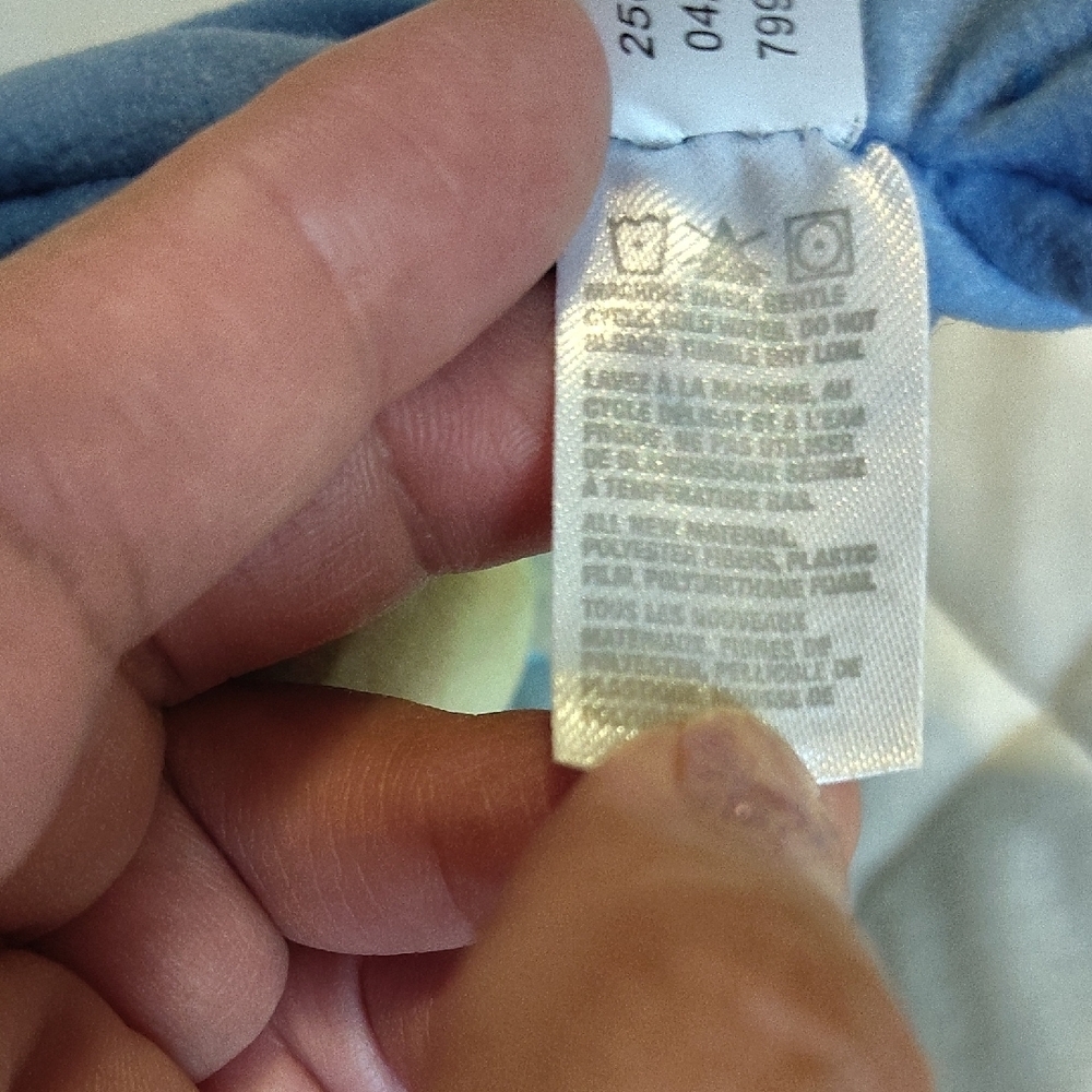 Disney Stitch Holding A Duck Soother Plush With Squeaker And Crinkle Material. - Picture 6 of 7